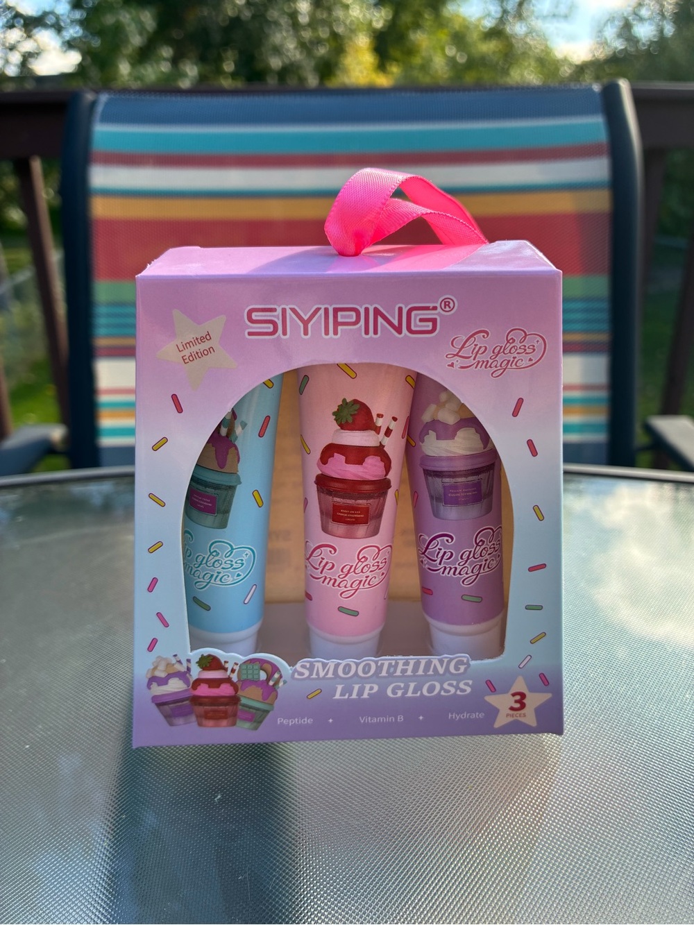 SIYIPING Lip Gloss Magic Smoothing Lip Gloss – 3 Piece Set